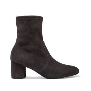 Stuart Weitzman Siggy 60 Stretch Suede Ankle Boots
